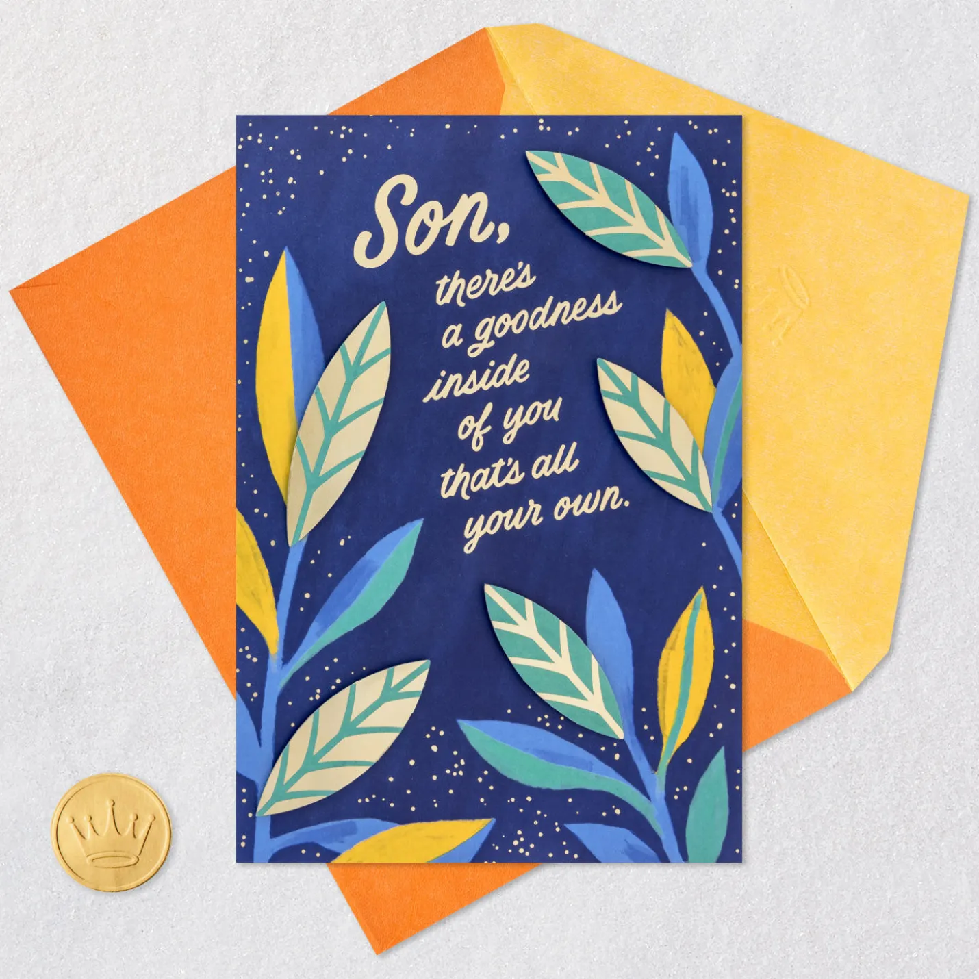 There's Goodness Inside of You Birthday Card for Son From Mom