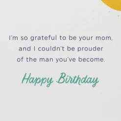 There's Goodness Inside of You Birthday Card for Son From Mom