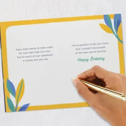 There's Goodness Inside of You Birthday Card for Son From Mom