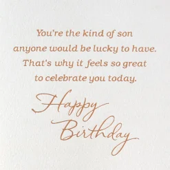 There's Only One You Birthday Card for Son