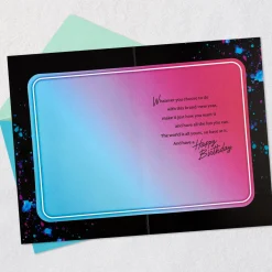 The World Is All Yours 18th Birthday Card