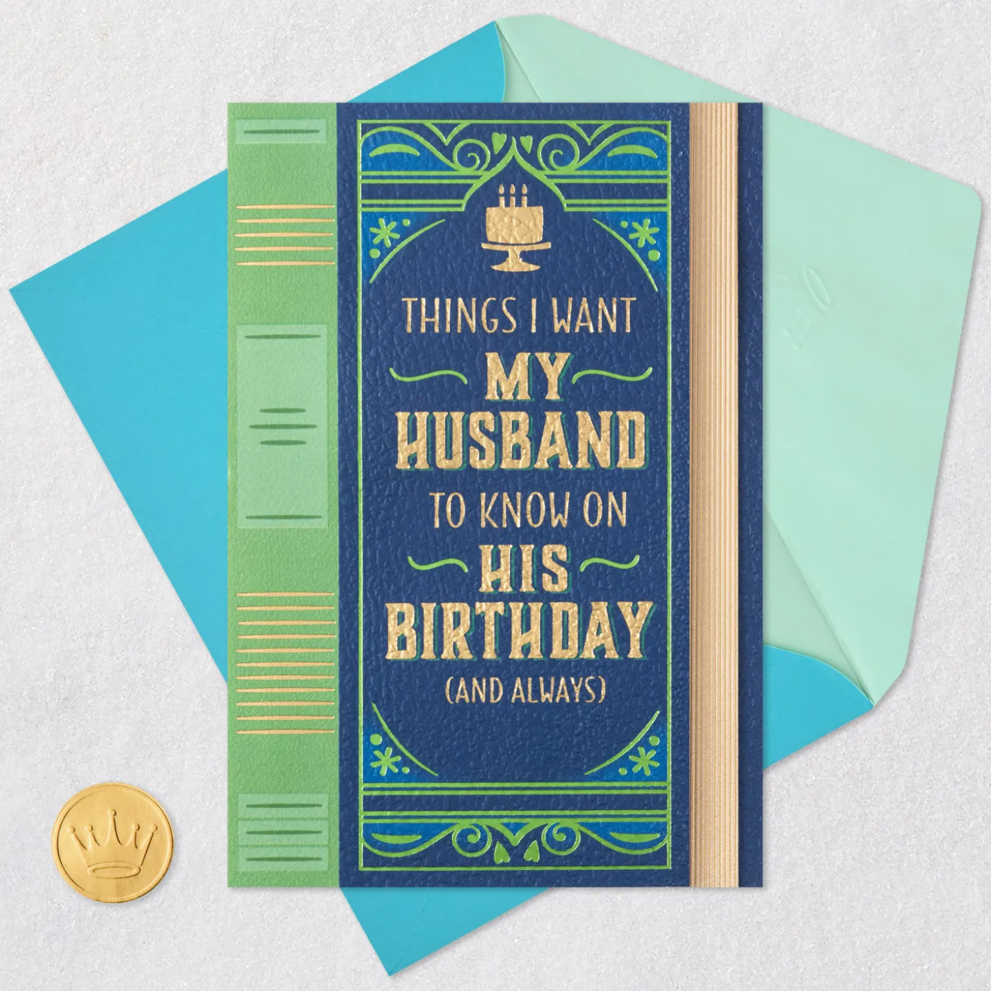 Things I Want You to Know Romantic Birthday Card for Husband