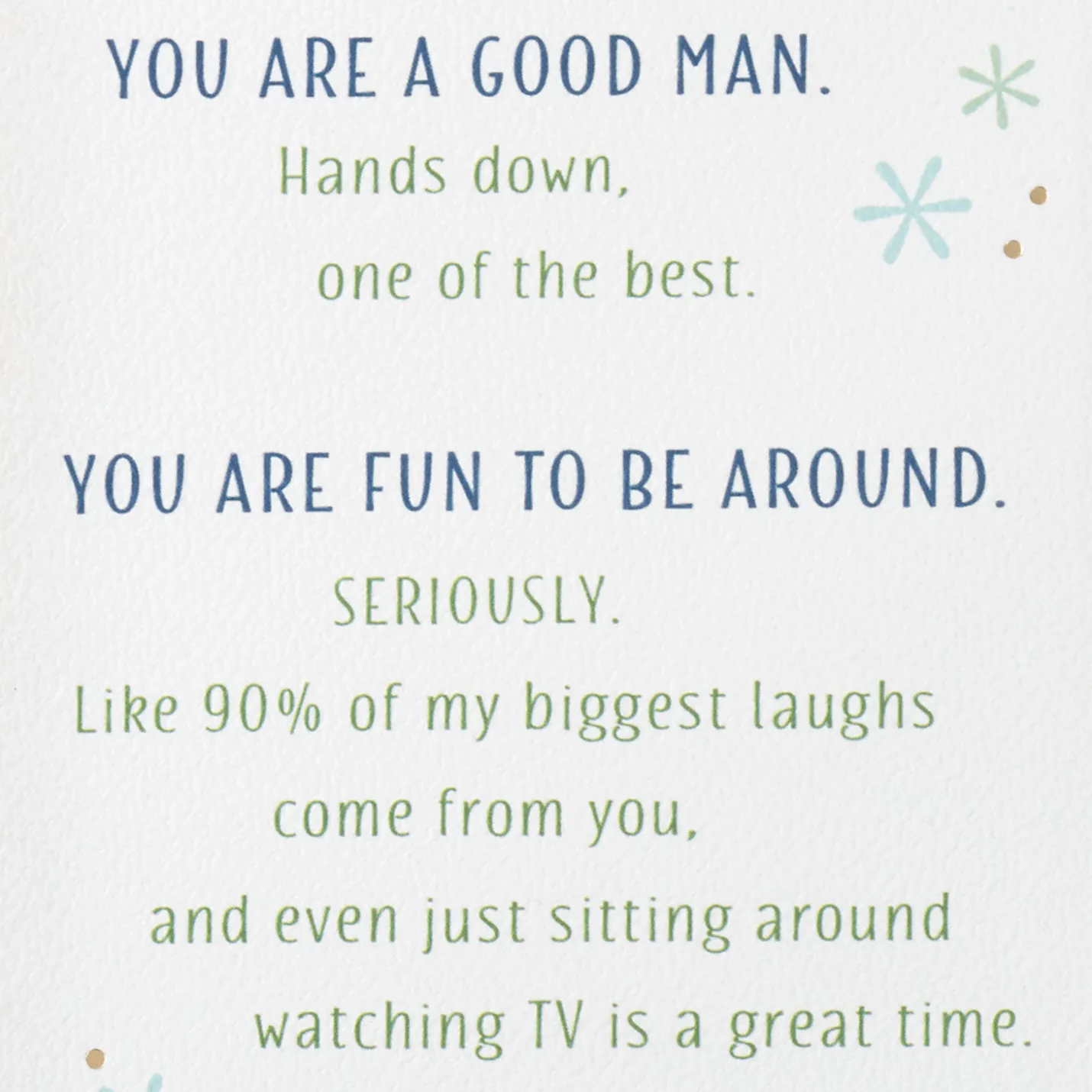 Things I Want You to Know Romantic Birthday Card for Husband