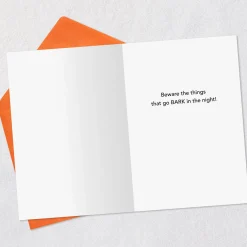Things That Go Bark in the Night Funny Halloween Card