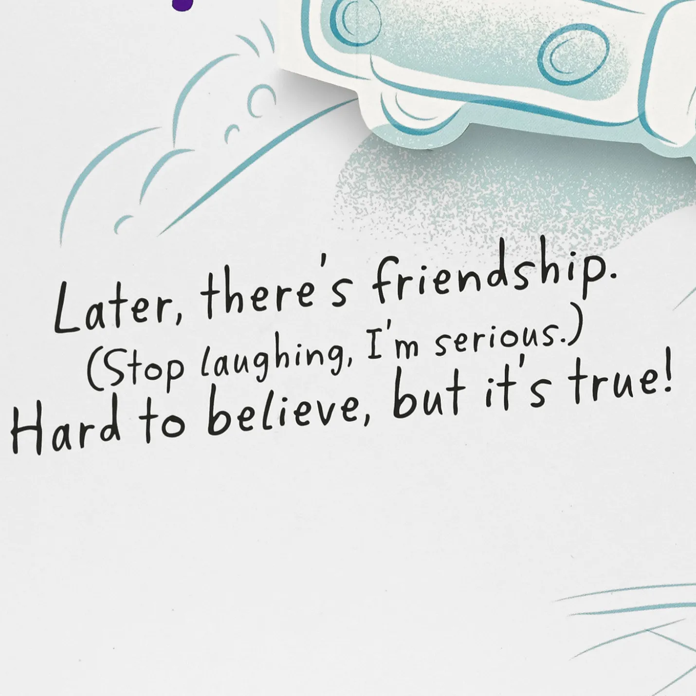 Things We Share Funny Pop-Up Birthday Card for Sister