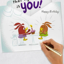 Things We Share Funny Pop-Up Birthday Card for Sister