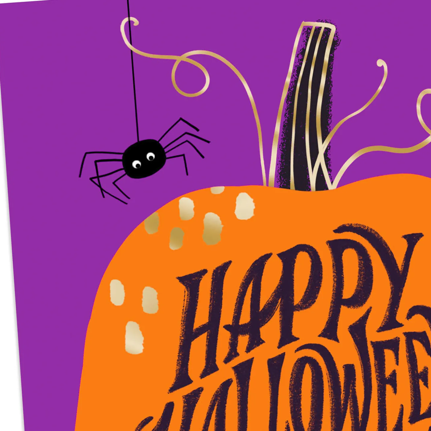 Thinking of You Across the Miles Halloween Card
