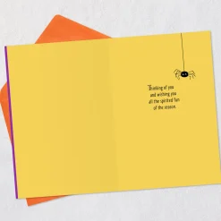Thinking of You Across the Miles Halloween Card