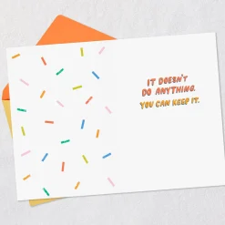 This Card Doesn't Do Anything Funny Birthday Card