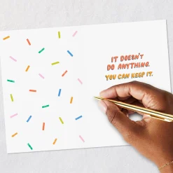 This Card Doesn't Do Anything Funny Birthday Card