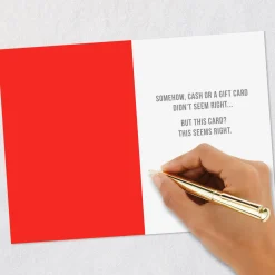 This Card Seems Right Funny Birthday Card