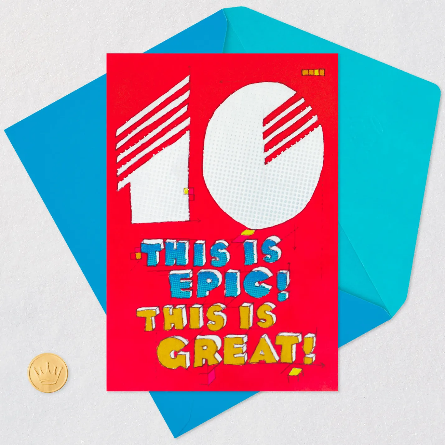 This Is Epic 10th Birthday Card