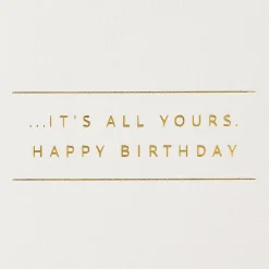 This Moment Is All Yours Birthday Card