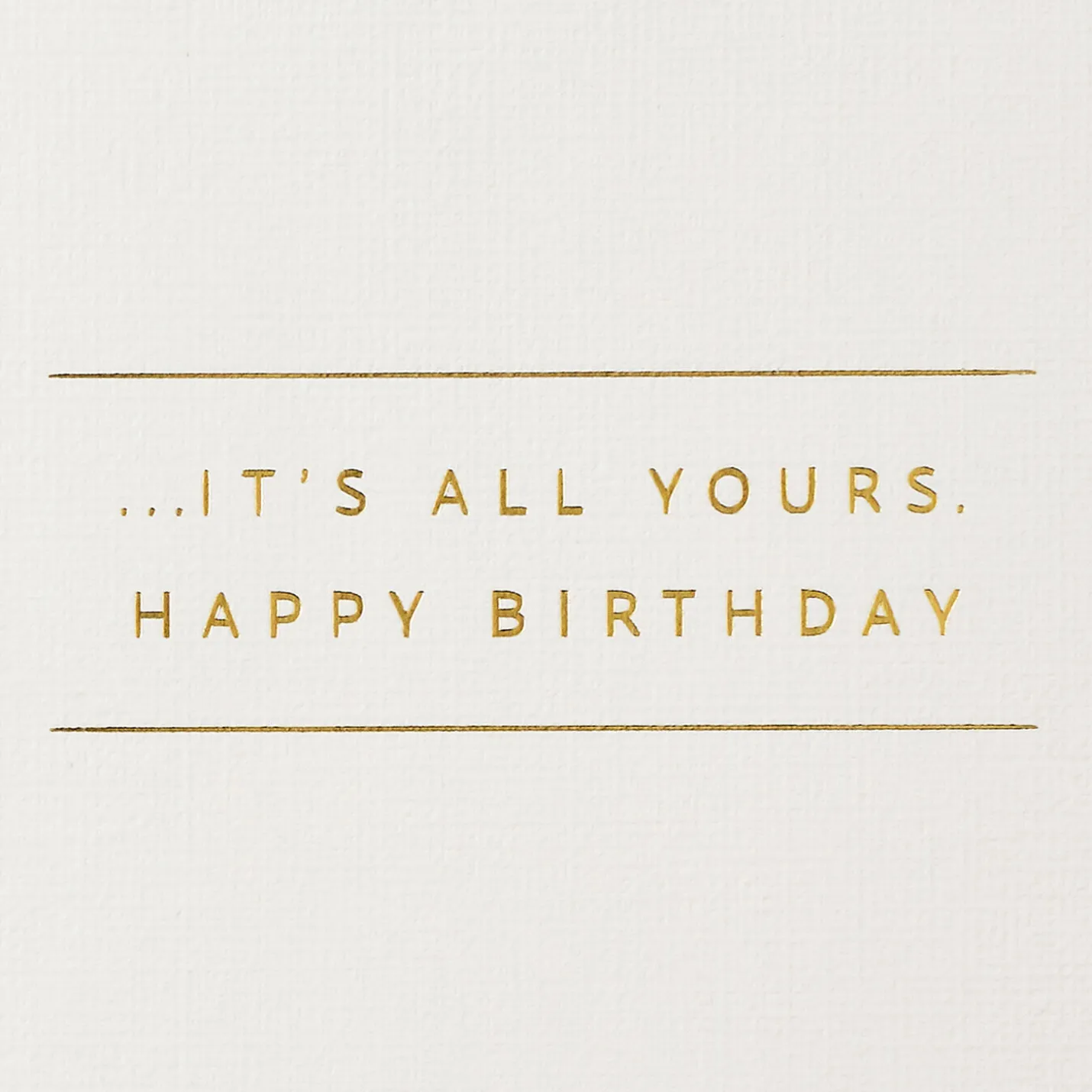 This Moment Is All Yours Birthday Card