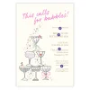 This Calls for Bubbles Flat Wedding Shower Invitation