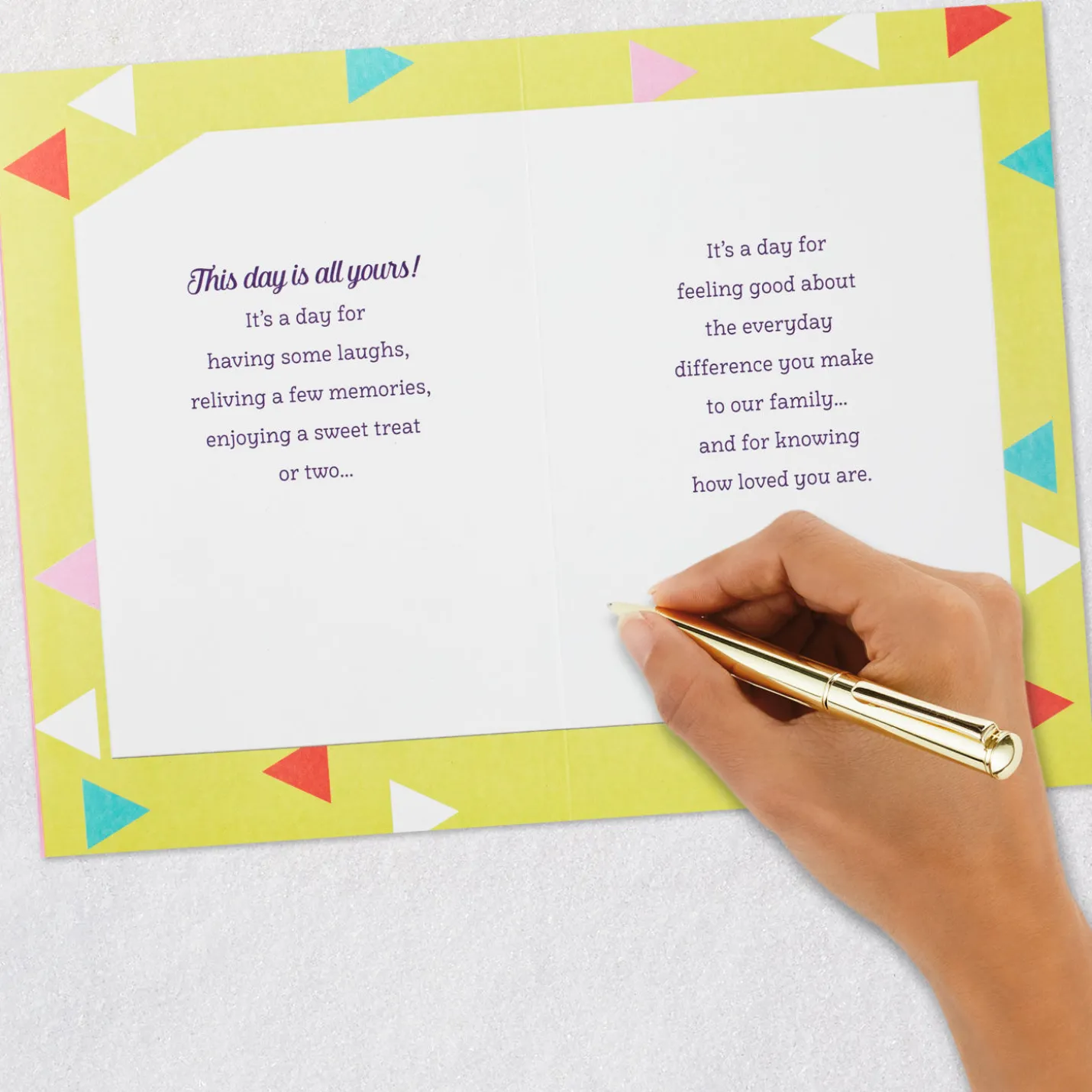 This Day Is All Yours Birthday Card for Relative