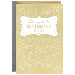 This Is Just the Beginning Congratulations Card