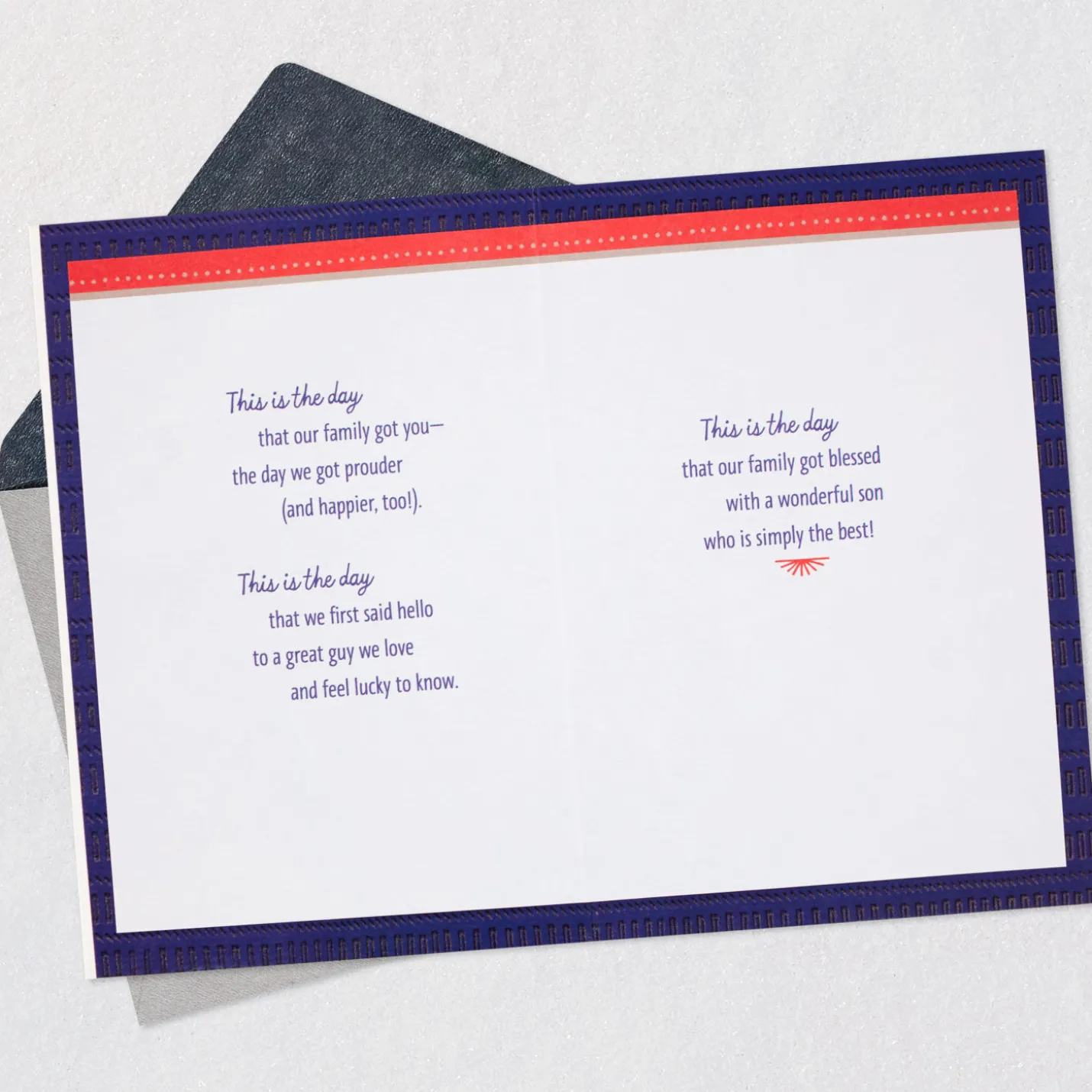 This Is the Day Birthday Card for Son