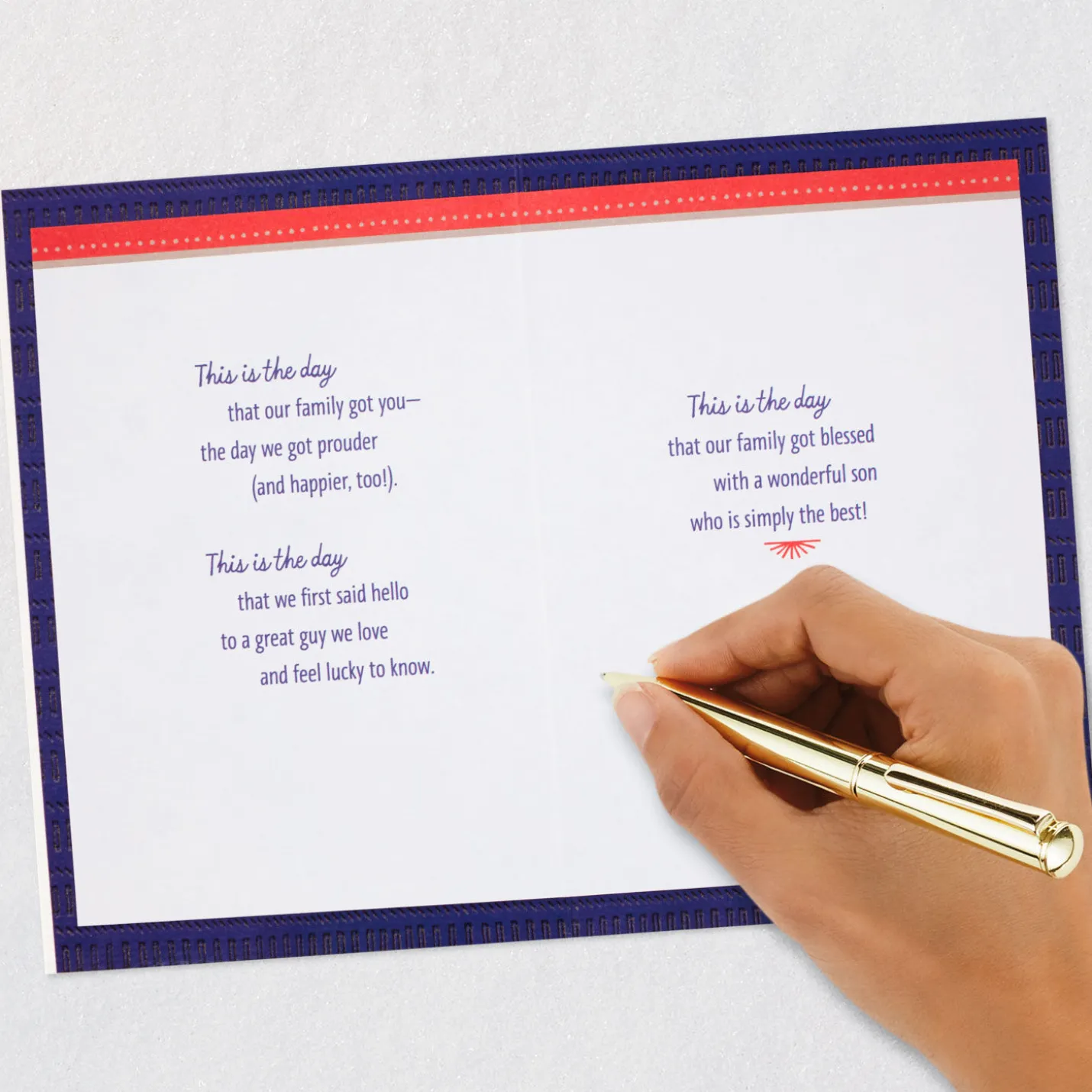 This Is the Day Birthday Card for Son