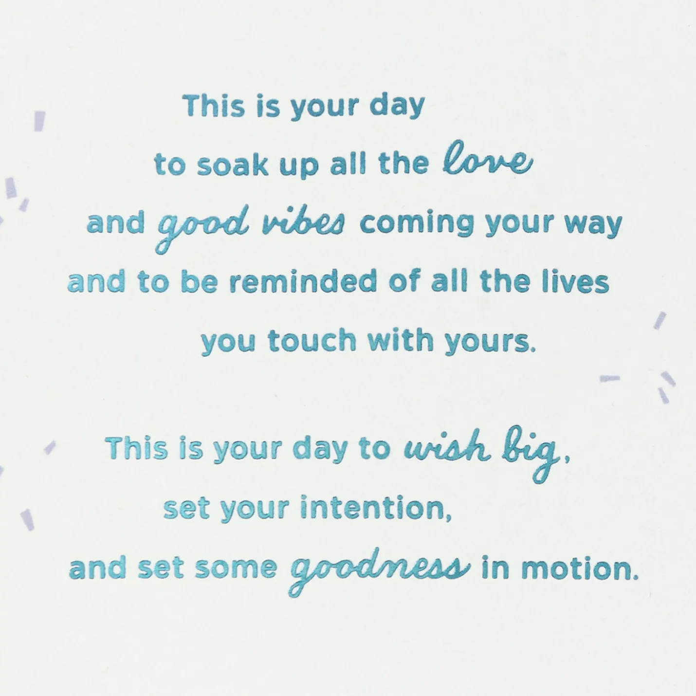 This Is Your Day Heart Balloon Confetti Shaker Birthday Card for Sister