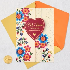 Time Makes You More Beautiful to Me Spanish-Language Romantic Birthday Card