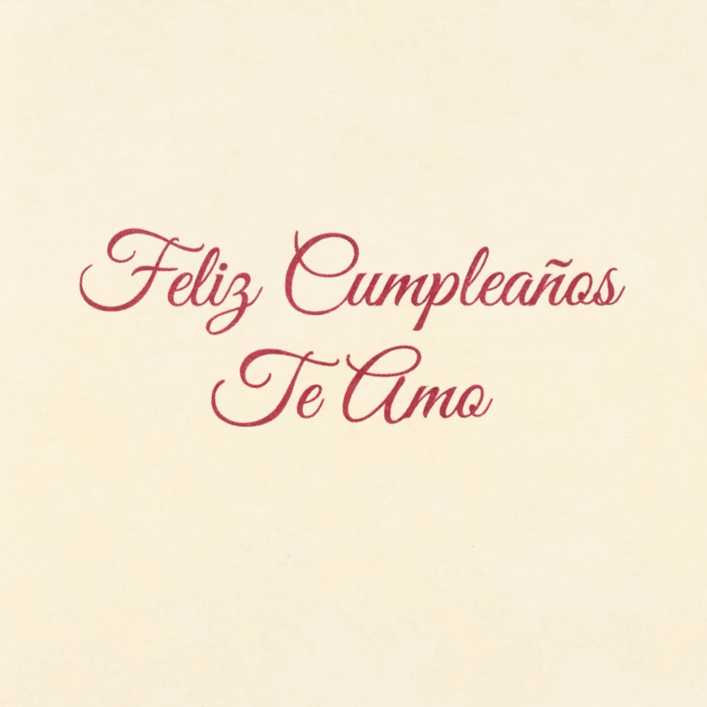 Time Makes You More Beautiful to Me Spanish-Language Romantic Birthday Card