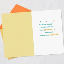 Time to Celebrate 70th Birthday Card