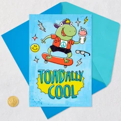 Toadally Cool Skateboard Birthday Card