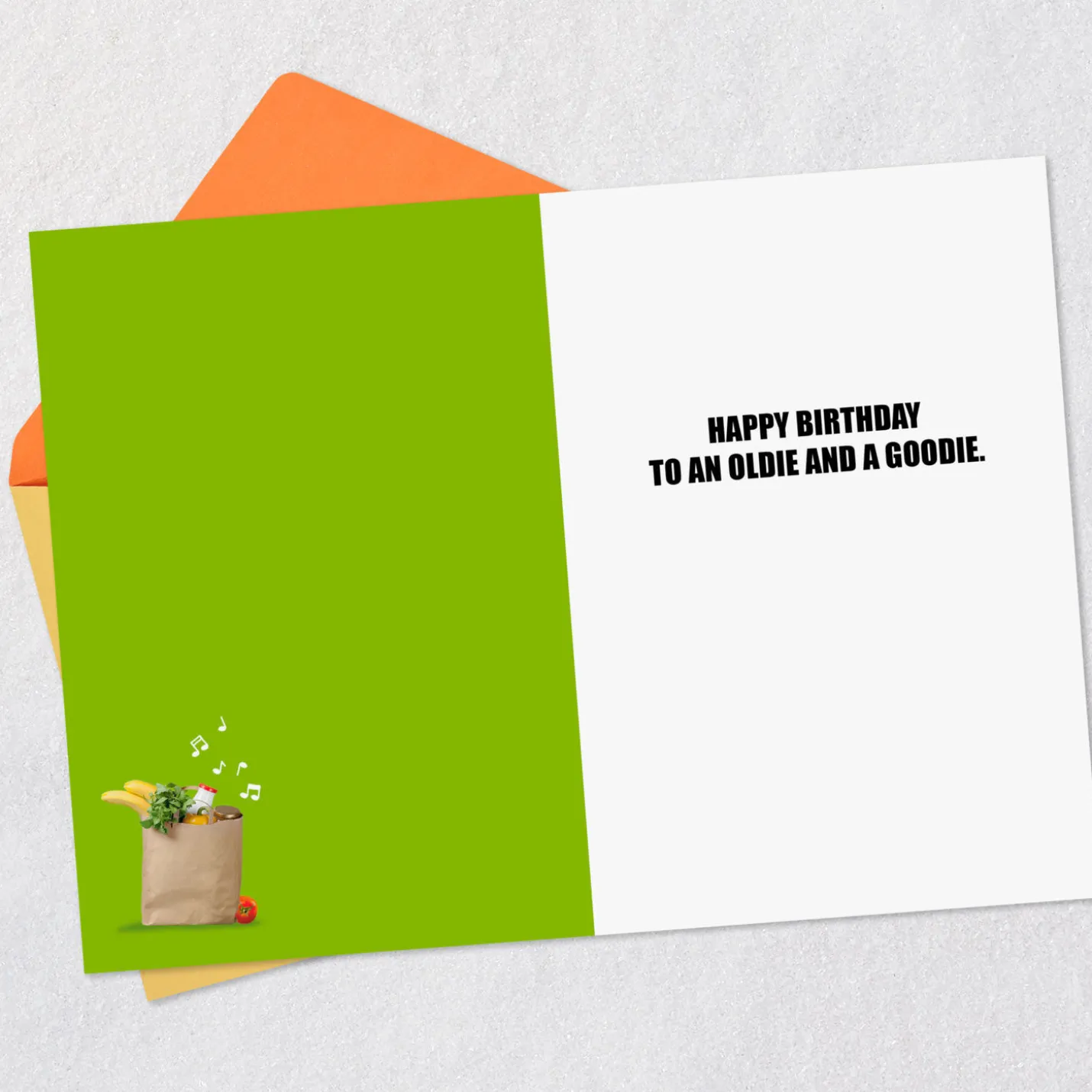 To an Oldie and a Goodie Funny Birthday Card