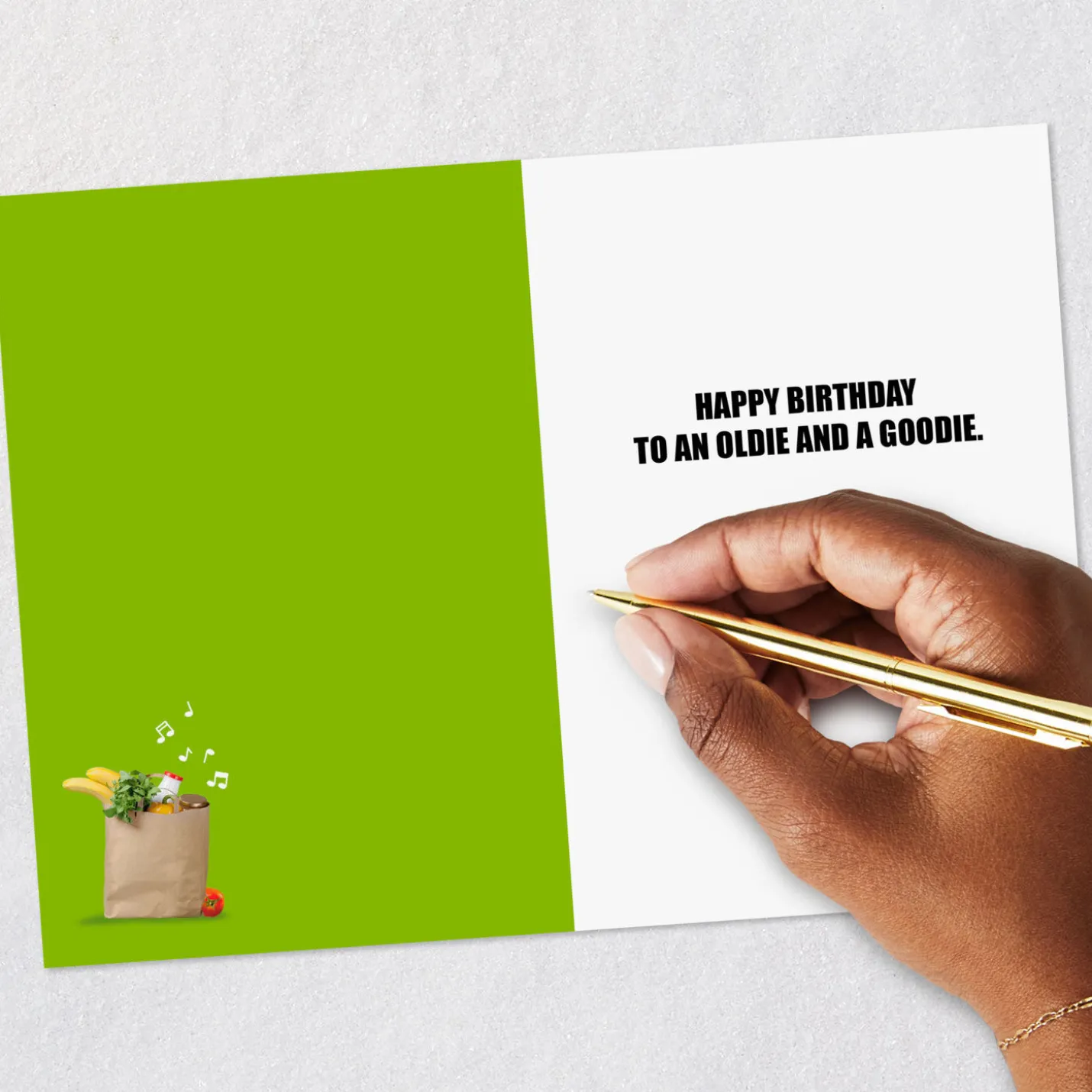 To an Oldie and a Goodie Funny Birthday Card