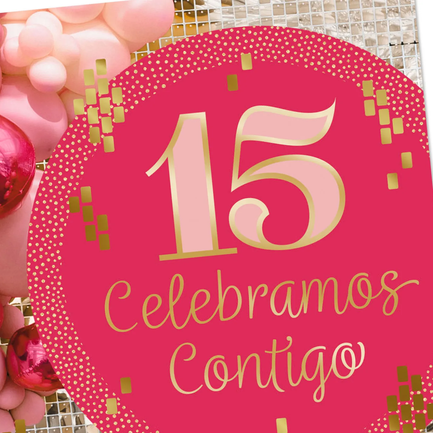 Today We Celebrate You Spanish-Language Quinceañera Card