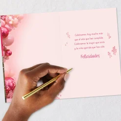 Today We Celebrate You Spanish-Language Quinceañera Card
