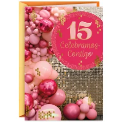 Today We Celebrate You Spanish-Language Quinceañera Card