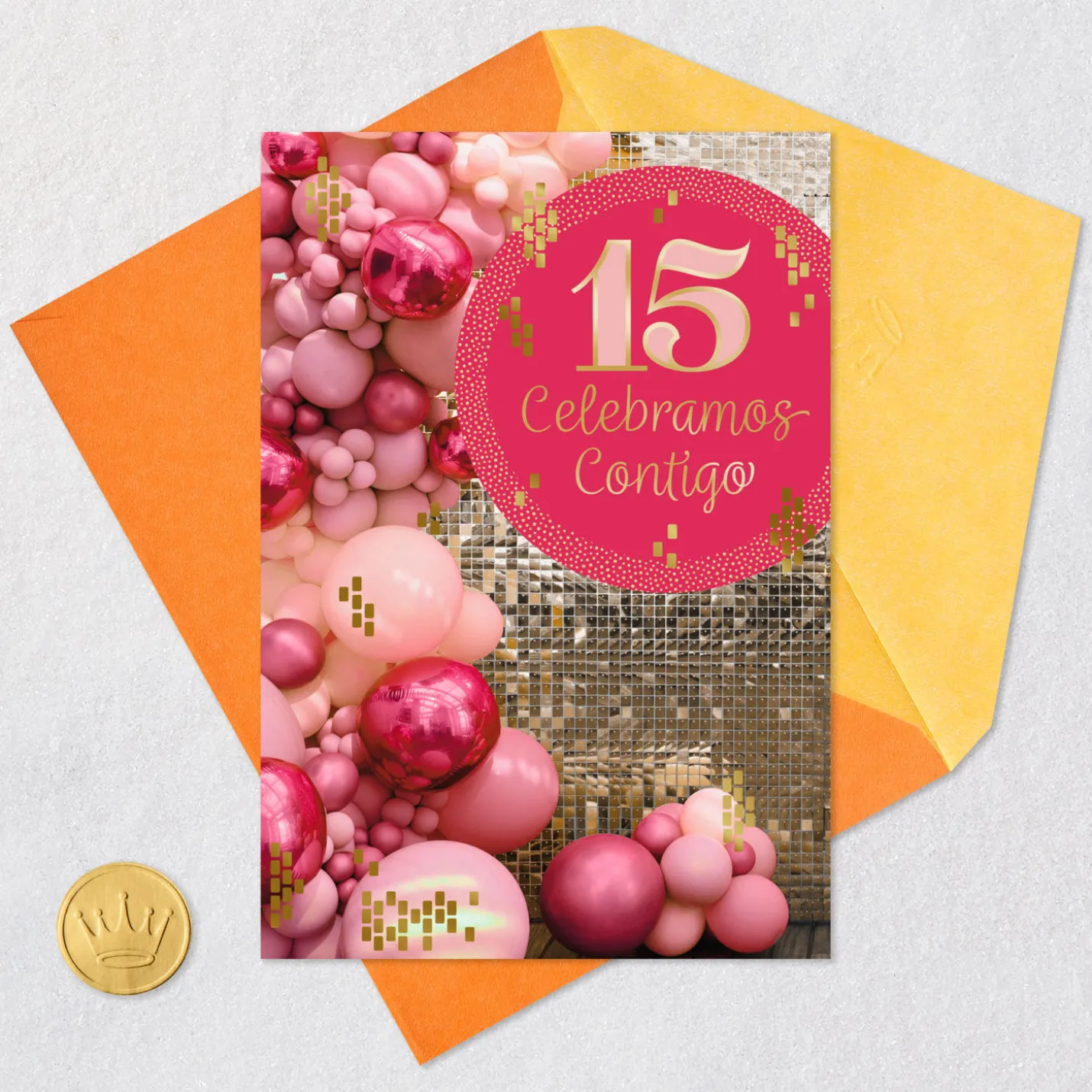 Today We Celebrate You Spanish-Language Quinceañera Card