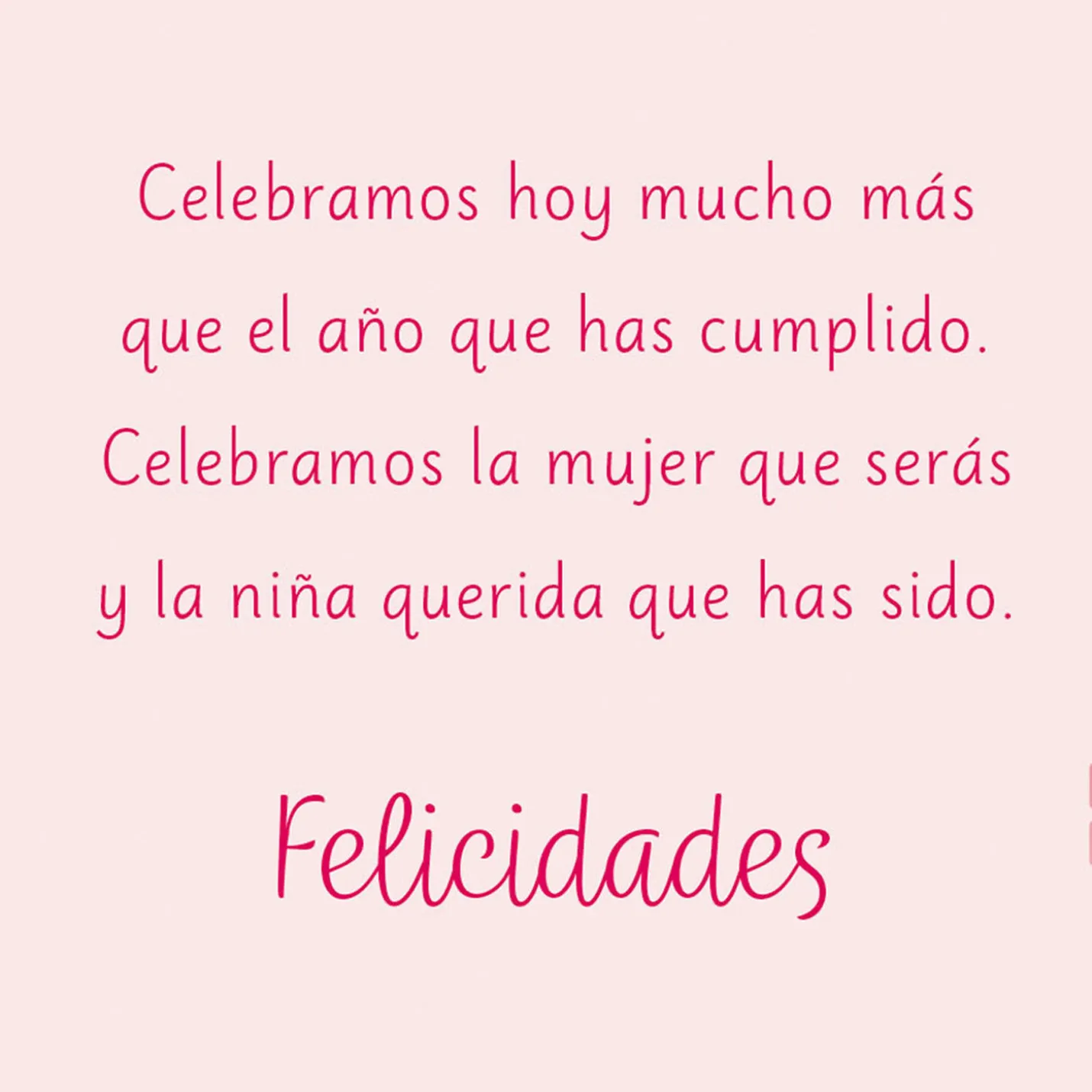 Today We Celebrate You Spanish-Language Quinceañera Card