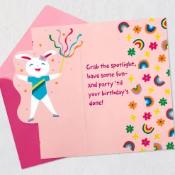 Today's Your Day and You're the Star Birthday Card for Girl