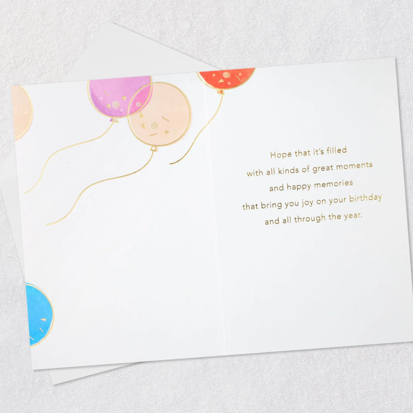 Today's Your Day Colorful Balloons Birthday Card for Sister