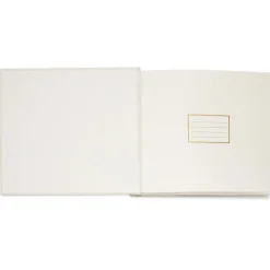 Today, Tomorrow, Always Gold on Cream Linen Photo Album