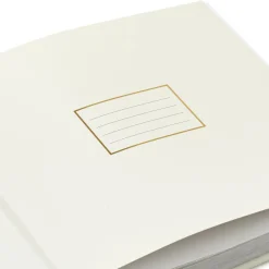 Today, Tomorrow, Always Gold on Cream Linen Photo Album