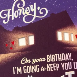 To My TV Buddy Funny Romantic Birthday Card
