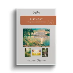 Tony Evans Assorted Religious Birthday Cards, Box of 12