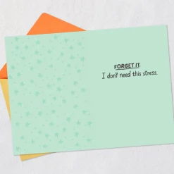 Too Much Stress Funny Birthday Card