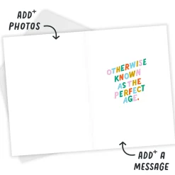 Too Old Too Young Funny Custom Birthday Card