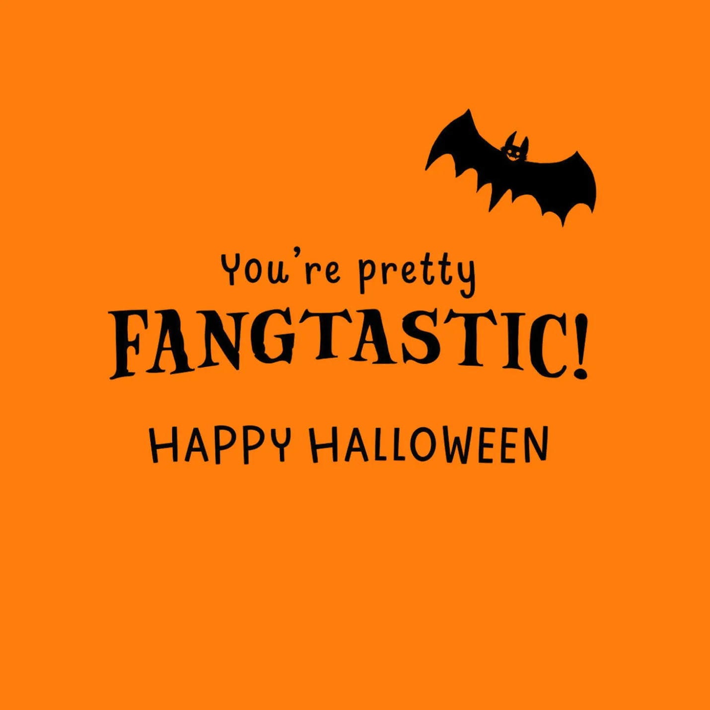 Totally Batty About You Halloween Card for Grandson