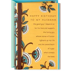 To the Good Guy I Depend On Romantic Birthday Card for Husband