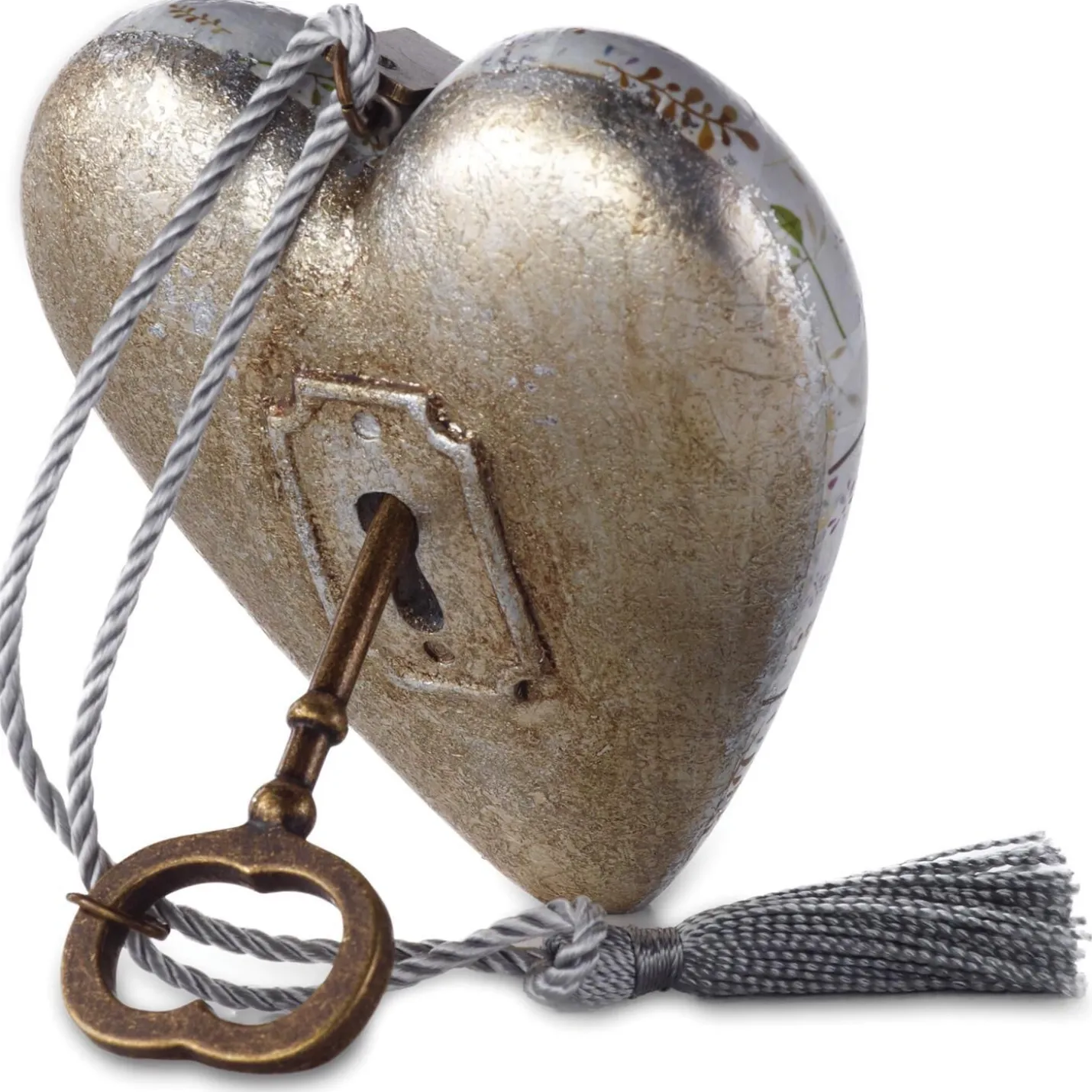 To the Moon Art Heart Sculpture, 4"
