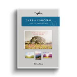 Tranquil Nature Scenes Assorted Religious Care and Concern Cards, Box of 12