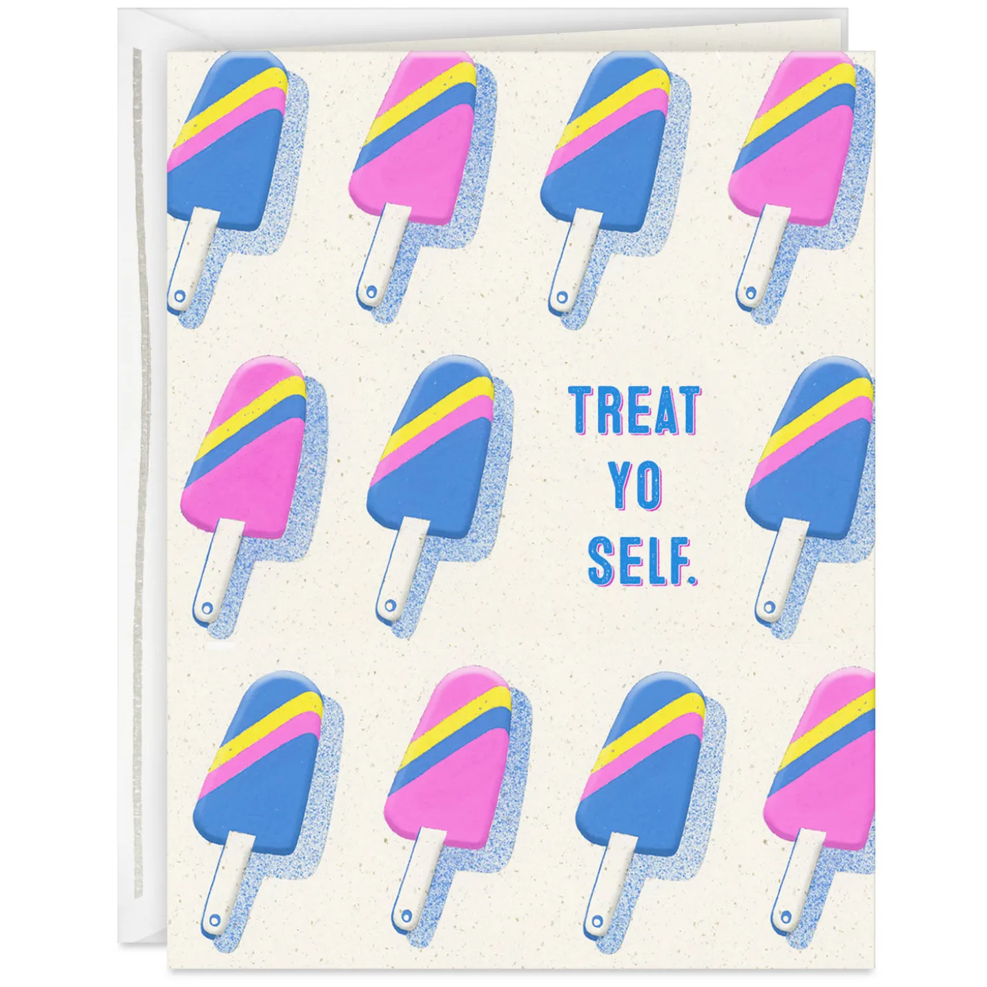 Treat Yo Self Funny Birthday Card