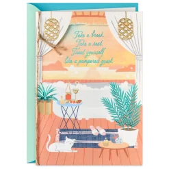 Treat Yourself Birthday Card for Friend