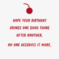 Treat Yourself Ice-Cream Cone and Confetti Venmo Birthday Card